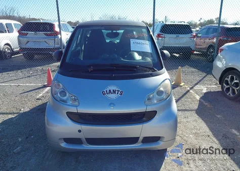 2012 Smart Fortwo Passion из США, поврежденный, VIN WMEEJ3BA5CK549875